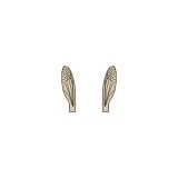 Ailes réalistes des Terrestres et Moucherons <br /> Marron TMW-3-BR