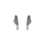 Ali realistiche per Caddisfly e Stonefly Spent <br /> Grigio SPW-5-G