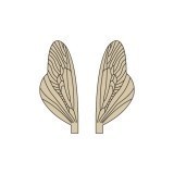 Aripi realiste pentru Caddisfly si Stonefly Epuizata <br /> Maro SPW-2-BR