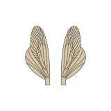 Ailes réalistes des Caddisfly et Stonefly Epuisé  <br /> Marron SPW-2-BR