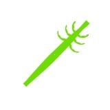 Réalistes Corps et Pieds pour Larves de Caddisfly<br /> Vert CLBB-3-G