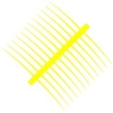 Réalistes Antennes et Queues pour Nymphes/Adultes <br /> Jaune A&T-1-Y 
