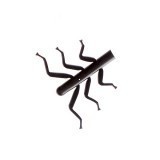 Picioare Realiste pentru Nimfe Stonefly <br /> NSL-2-BK Negru