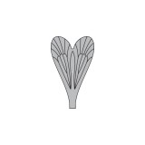 Realistic Caddisfly Wings<br /> Grey CW-1-G
