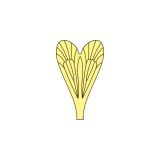 Ailes réalistes Caddisfly <br /> Jaune CW-1-Y