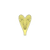 Realistic Caddisfly Wings<br /> Yellow CW-2-Y