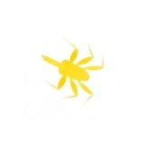 Realistic Legs for Nymph Mayfly <br /> NML-3-Y Yellow