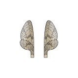 Ailes Réalistes Mayfly <br /> Marron MW-1-BR 