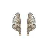Ali Realistiche Mayfly <br /> Marrone MW-1-BR 