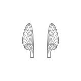 Ali realistiche Mayfly <br /> Neutro MW-2-N 