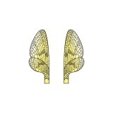 Ali Realistiche Mayfly <br /> Giallo MW-1-Y 