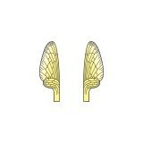 Aripi realiste Mayfly <br /> Galben MW-2-Y 