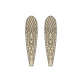 Realistic Stonefly Wings<br />Brown SW-1-BR