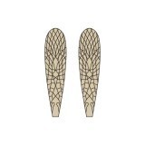 Ali realistiche Stonefly <br /> Marrone SW-1-BR