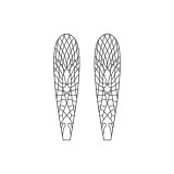 Realistic Stonefly Wings<br/>Neutral SW-1-N