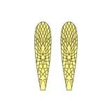 Ailes réalistes Stonefly <br /> Jaune SW-1-Y