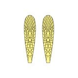 Ali realistiche Stonefly <br /> Giallo SW-1-Y