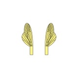 Wings of Spent Caddisfly and Stonefly <br /> Yellow SPW-4-Y