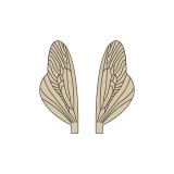 Wings of Spent Caddisfly and Stonefly <br /> Brown SPW-2-BR